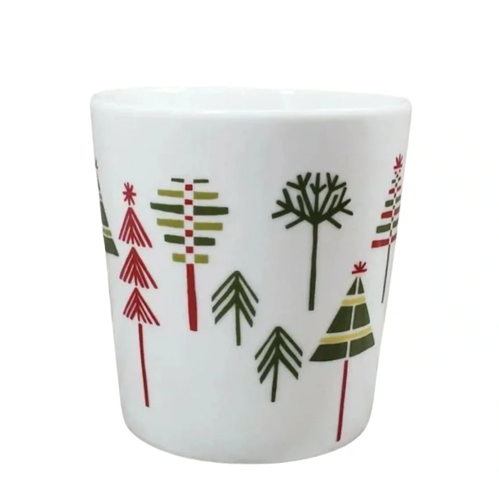 Crate & Barrel Christmas Tree Julia Rothman Mug Cup